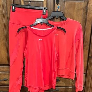 Nike Bright Coral Workout Ensemble